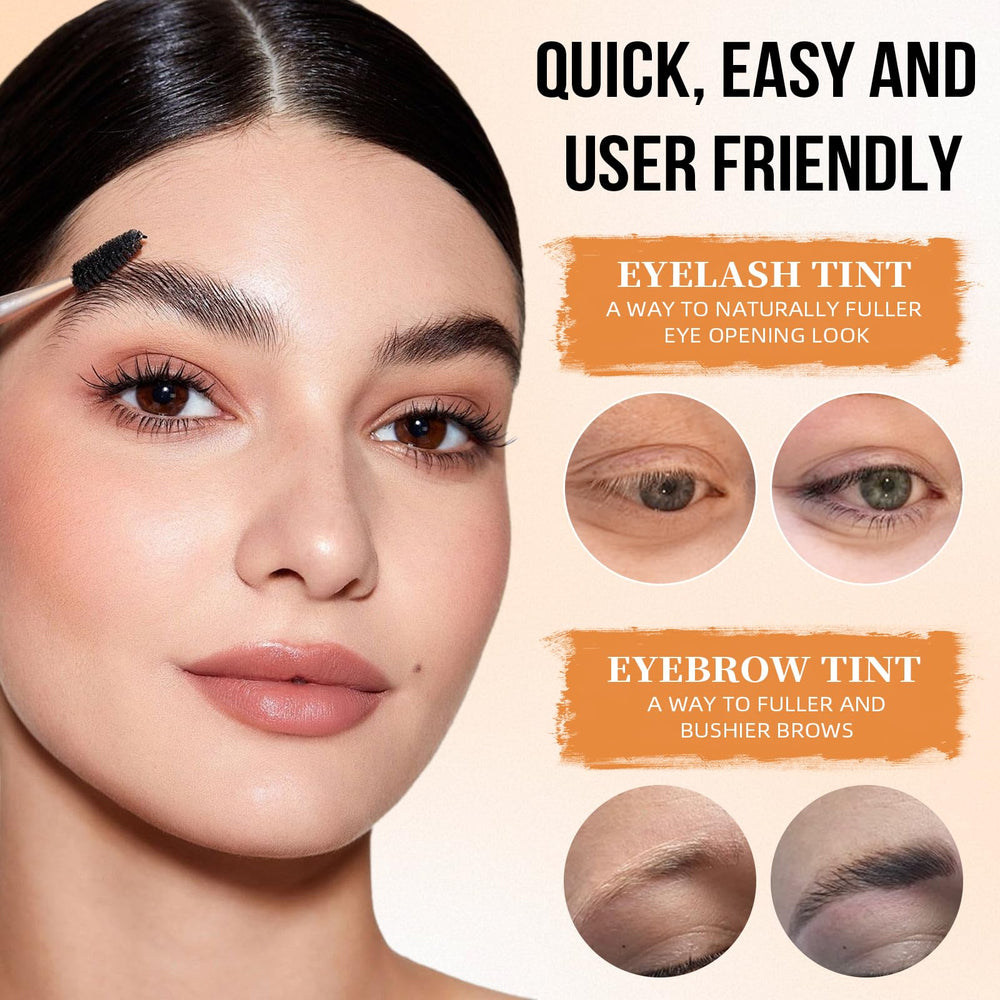Lomansa Eyelash Color Kit multipurpose for brows and facial hair tinting.