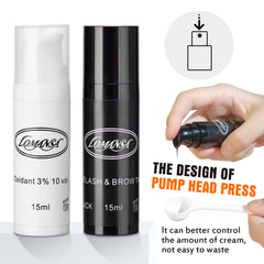 Lomansa Eyelash Color Kit salon-use guide supports professional-like results.