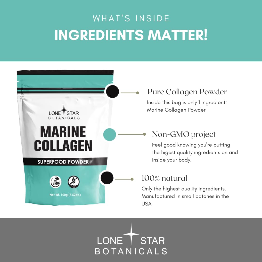 Collagen powder being whisked into a smoothie