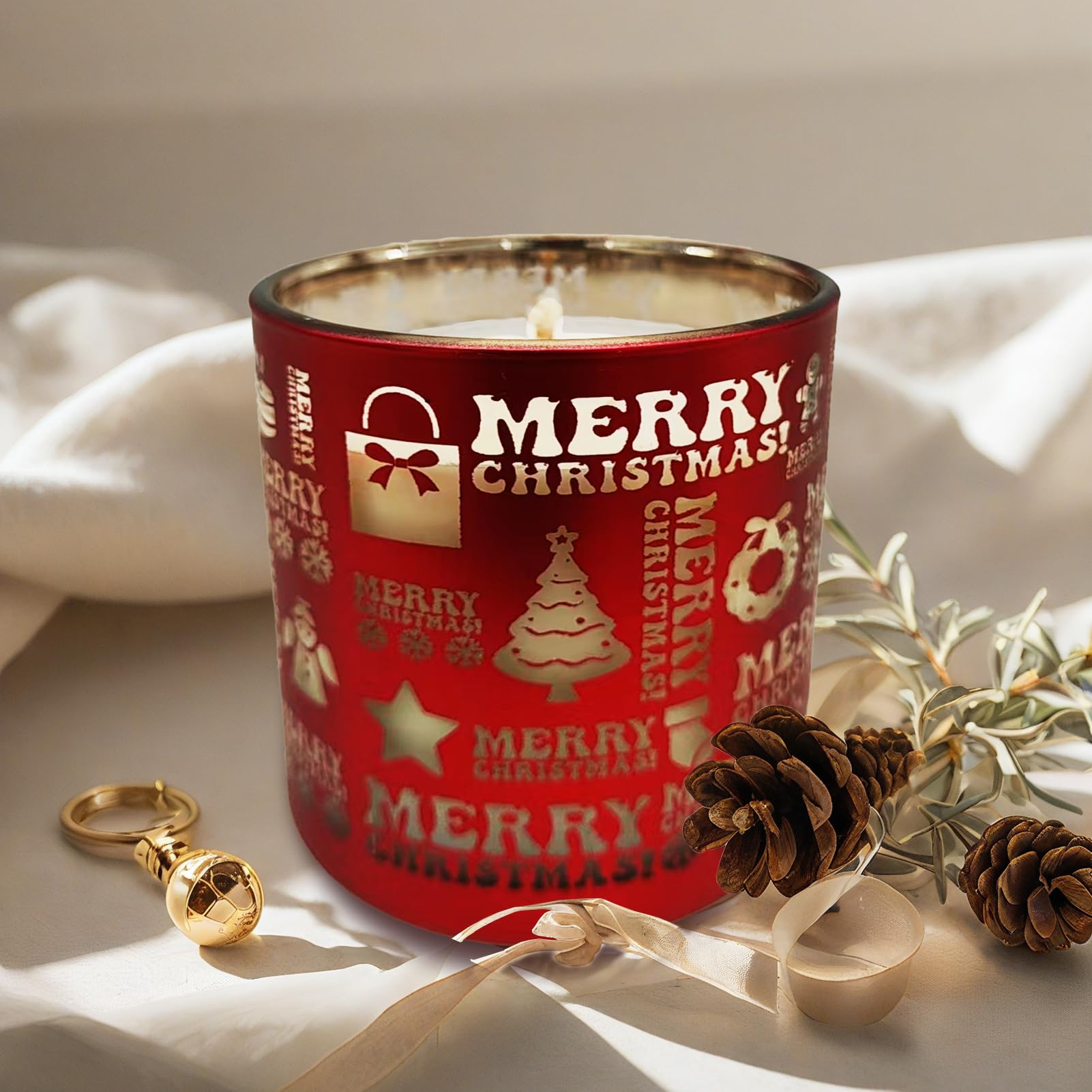Long-lasting burn 30+ hours soy wax candle