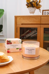 80-hour burn time indicator for the candle