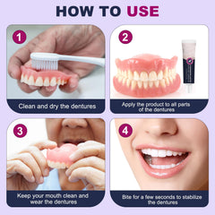 Long-lasting denture bond up to four days
