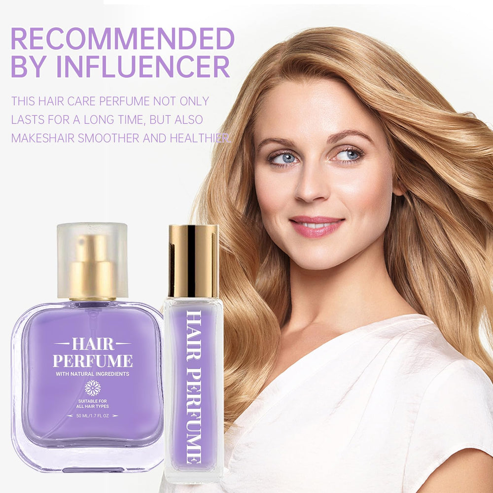 Long-lasting floral notes with jasmine and rose in Fruity Floral Hair Perfume.