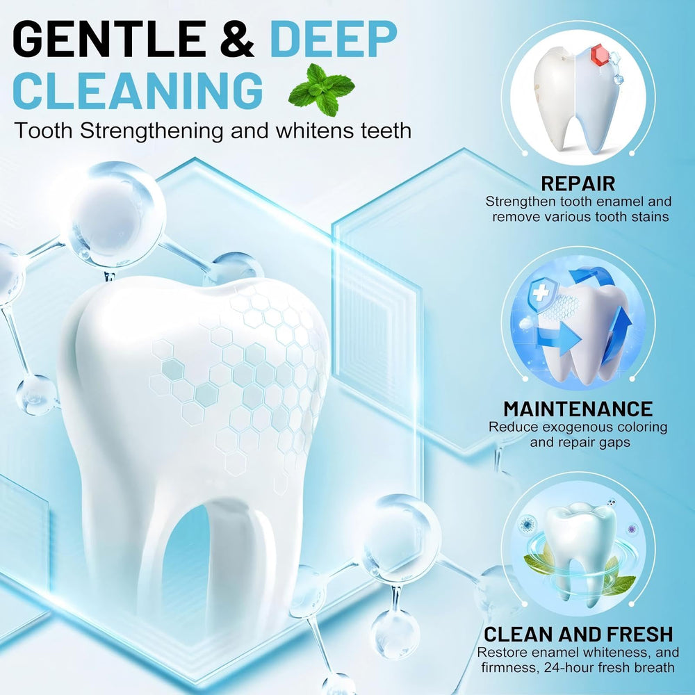 Concept of long-lasting fresh breath with toothpaste