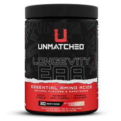 Longevity EAA Strawberry Colada bottle label