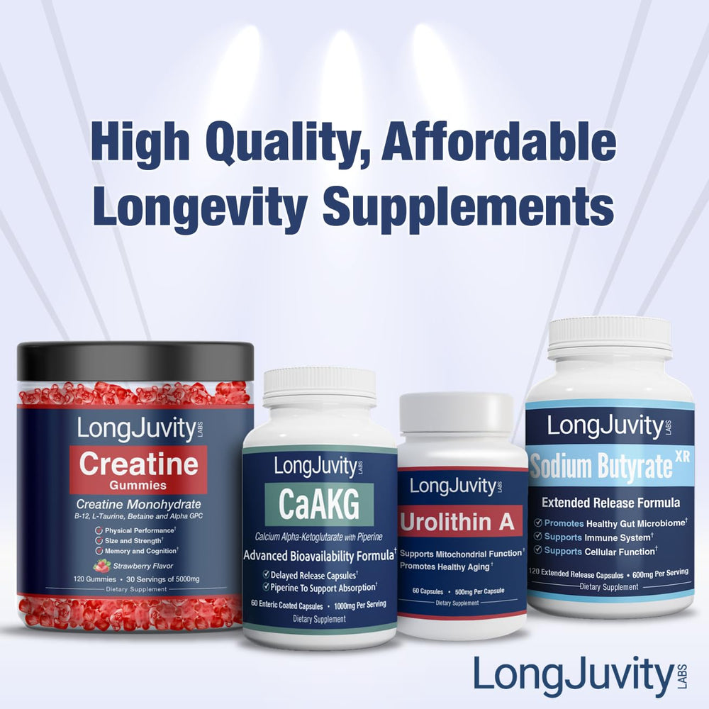Dosing guide for LongJuvity sodium butyrate capsules