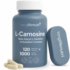 Bottle of LongLifeNutri L-Carnosine 1000mg