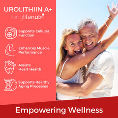 Lab-tested quality assurance label for Urolithin A+