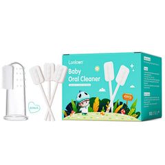 Lonlown baby tongue cleaner and finger toothbrush kit