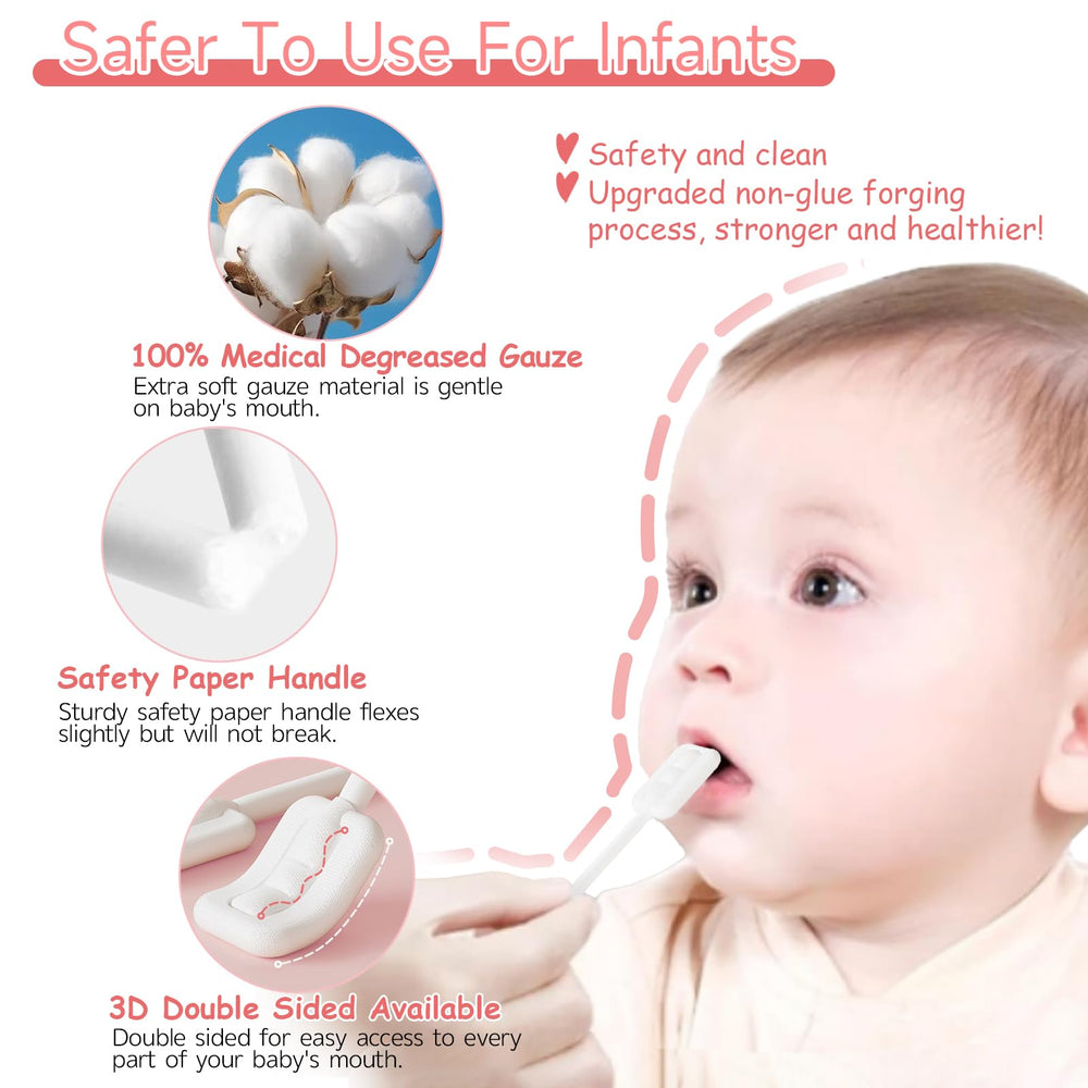 60 disposable baby oral cleaners for newborns