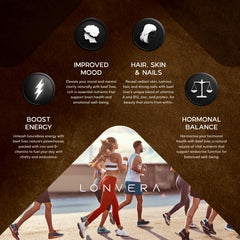 Lonvera daily routine with capsules and glass of water.