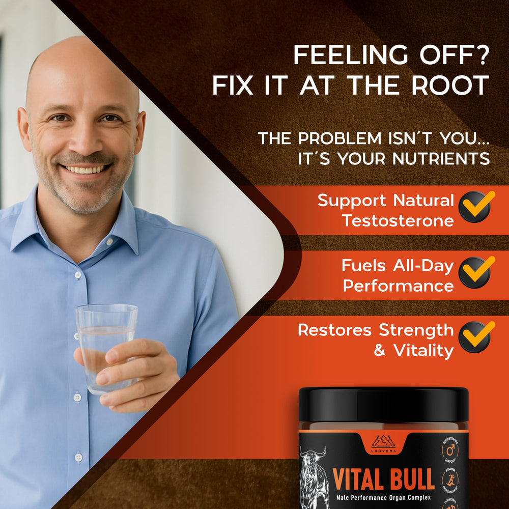 Lonvera Vital Bull no fillers or additives during processing.