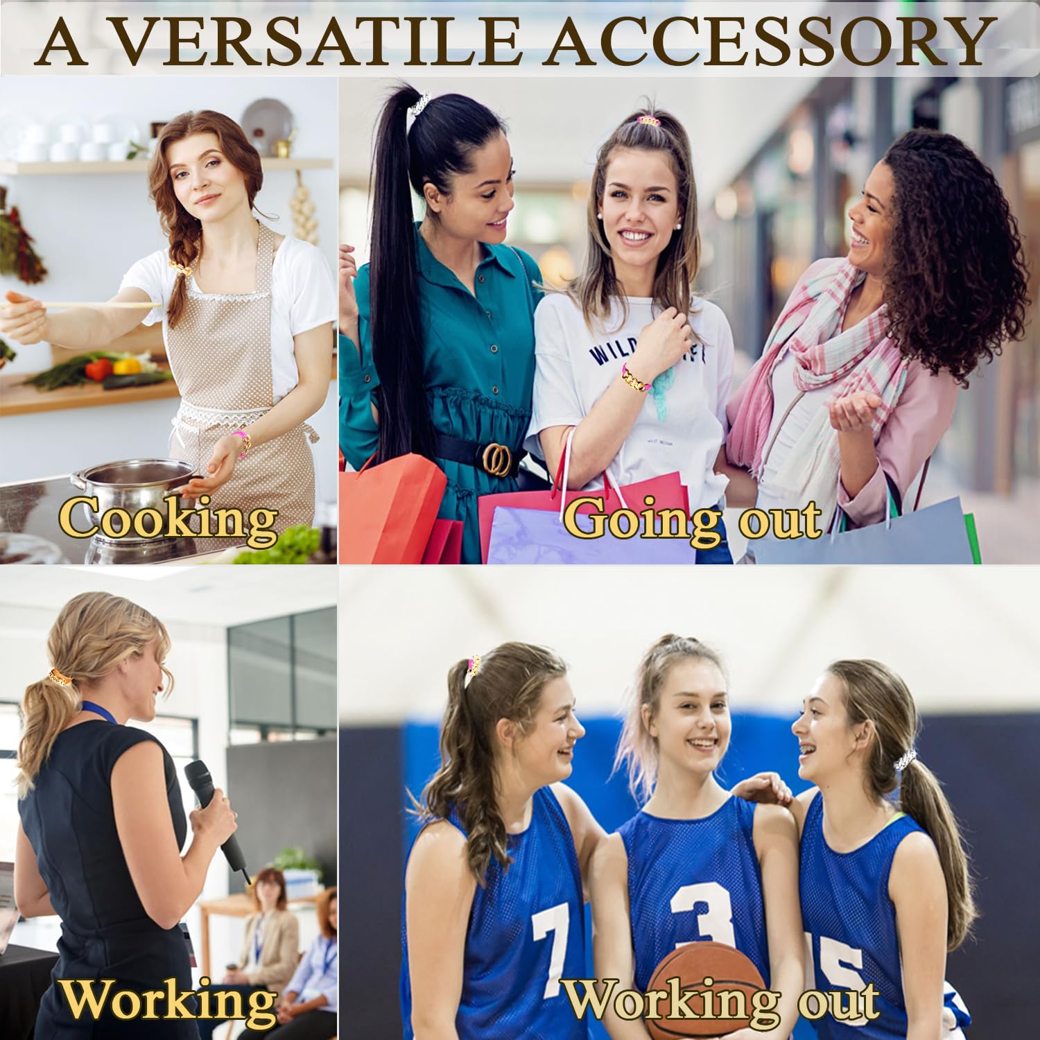Loqpol oval cable hair ties showcase classic geometry with reliable hold.