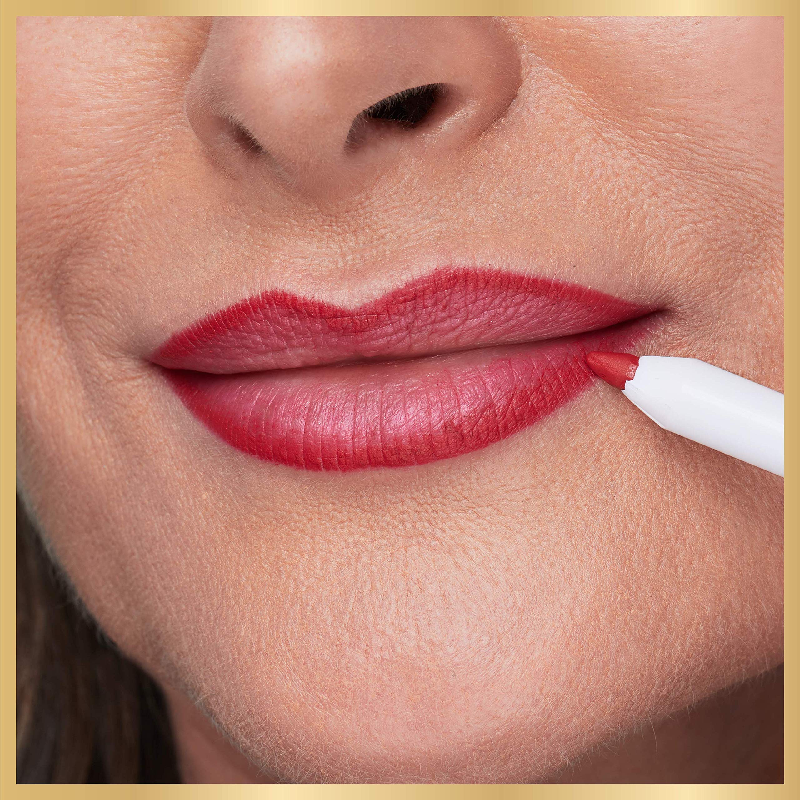 L'Oreal Paris Age Perfect lip liner uses serum vitamins and minerals for gentle comfort.