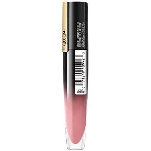 L’Oréal Paris Brilliant Signature lip stain with high-shine finish for radiant lips.