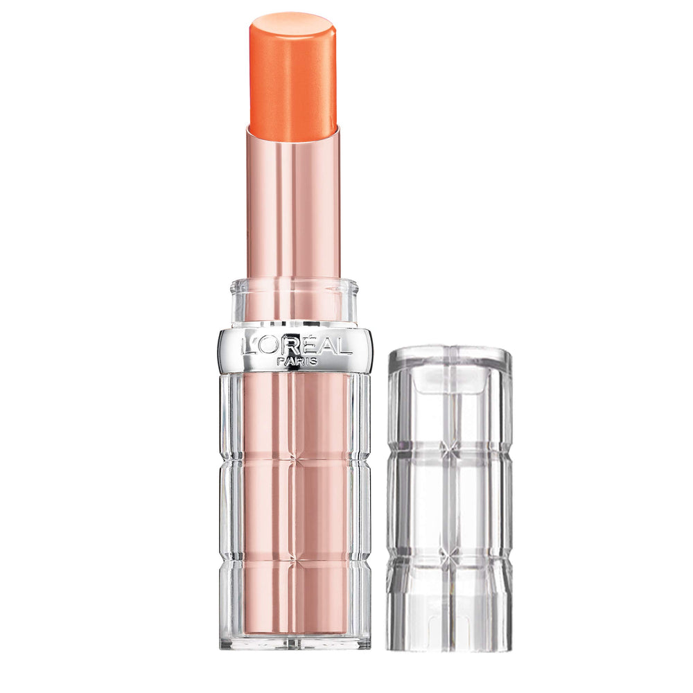 L'Oreal Paris Colour Riche Plump and Shine Nectarine Plump bottle delivers glossy moisture