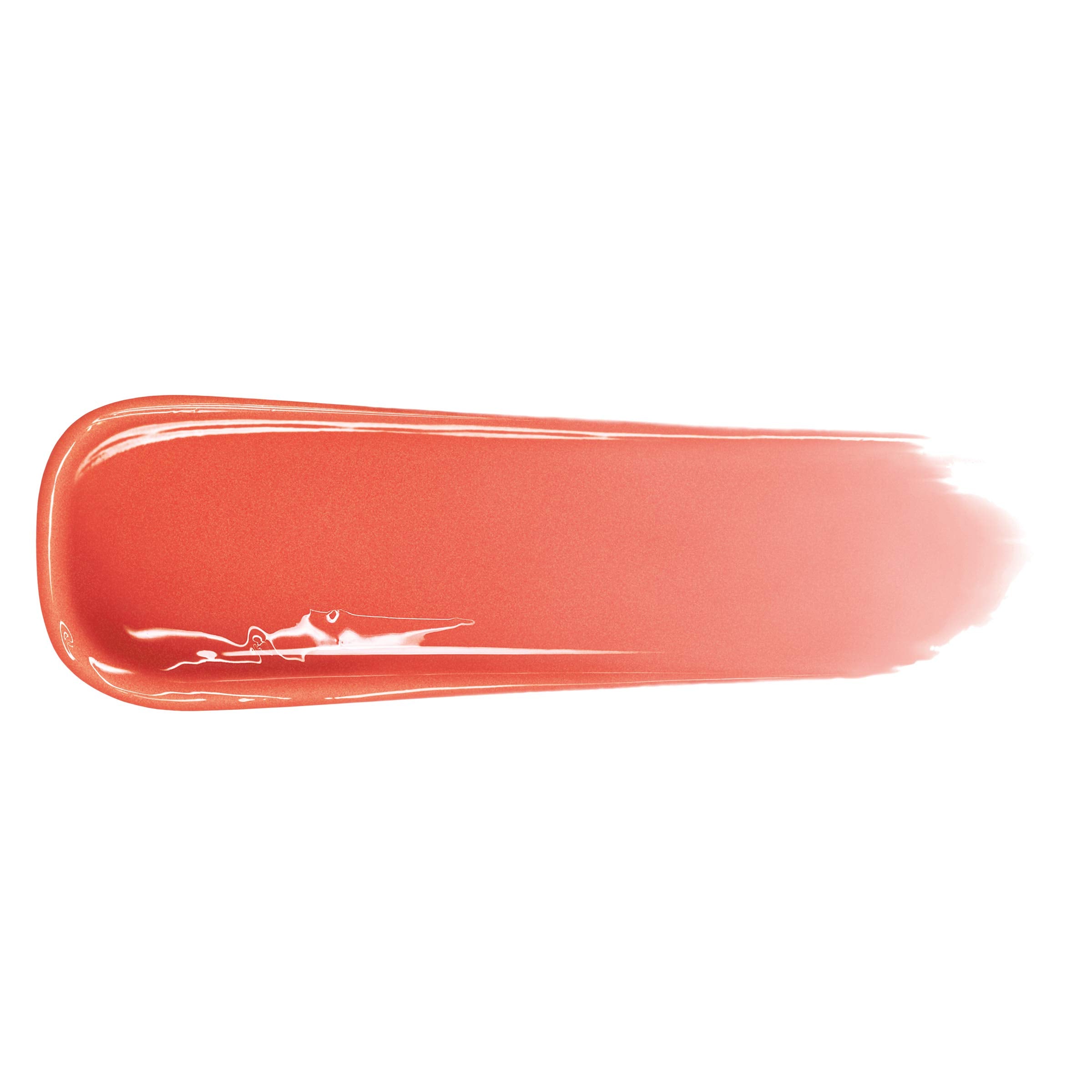L'Oreal Paris Colour Riche Plump and Shine Nectarine Plump gloss impact on lips