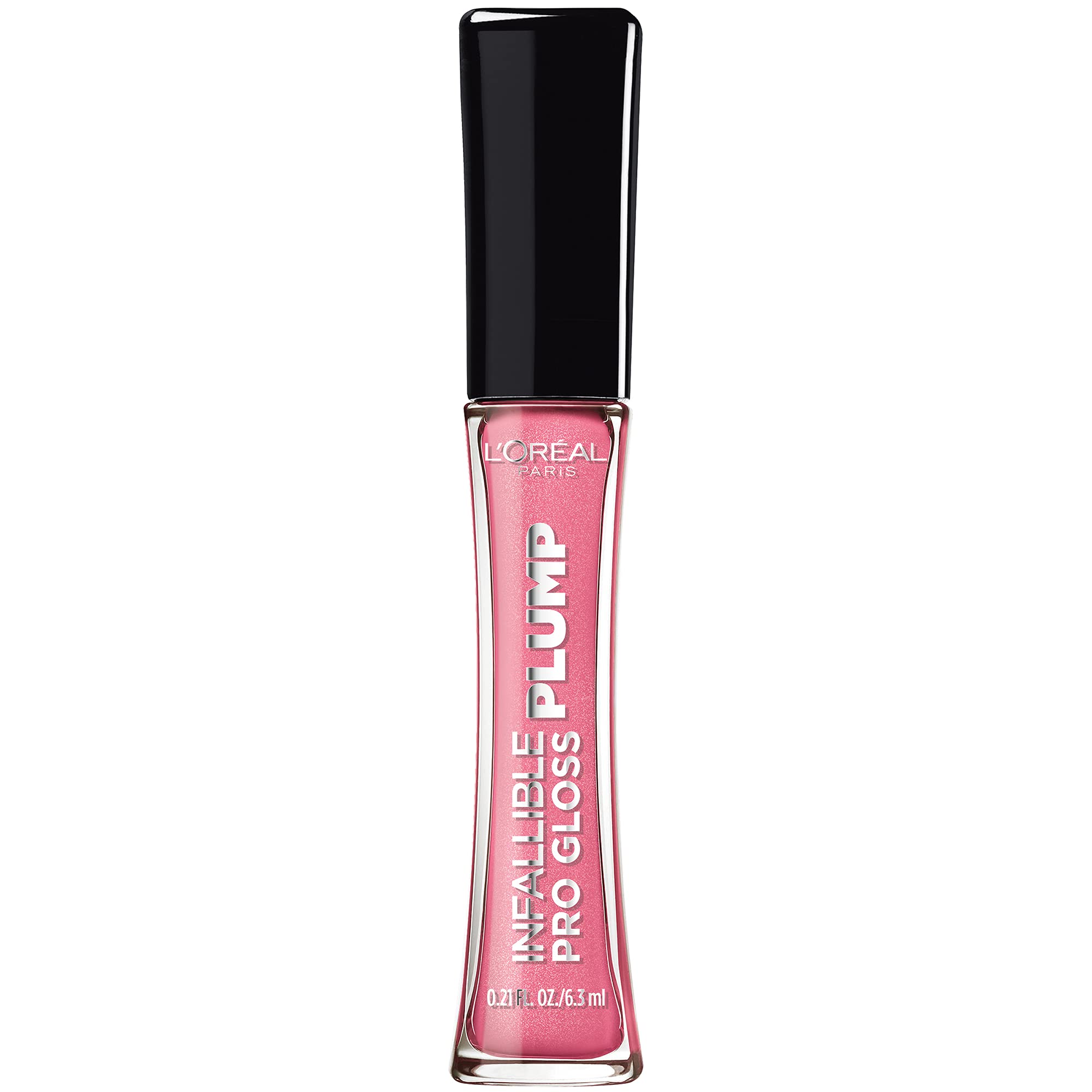 L'Oreal Paris Infallible Pro Gloss Plump bottle shows long-lasting shine and plump look.