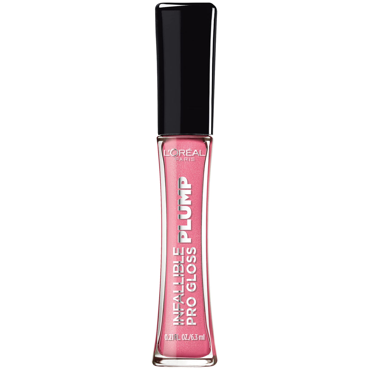 L'Oreal Paris Infallible Pro Gloss Plump bottle shows long-lasting shine and plump look.