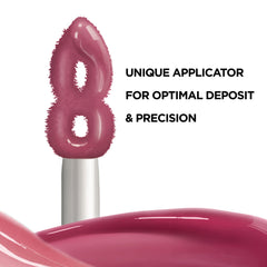 Close-up of L'Oreal Paris Infallible Pro Gloss Plump packaging and formula.