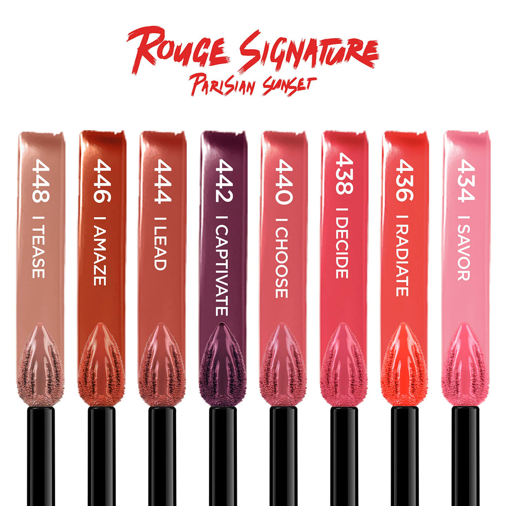 Weightless matte formula provides comfortable color with lasting impact.