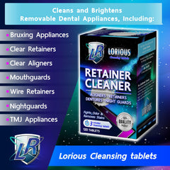 Easy soak routine for dental appliance cleaning