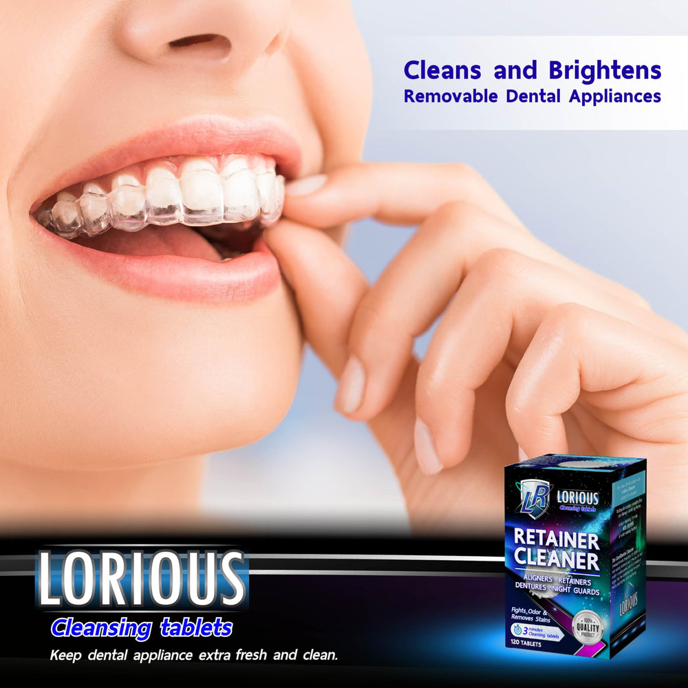 Mint fresh scent after cleaning dental appliances