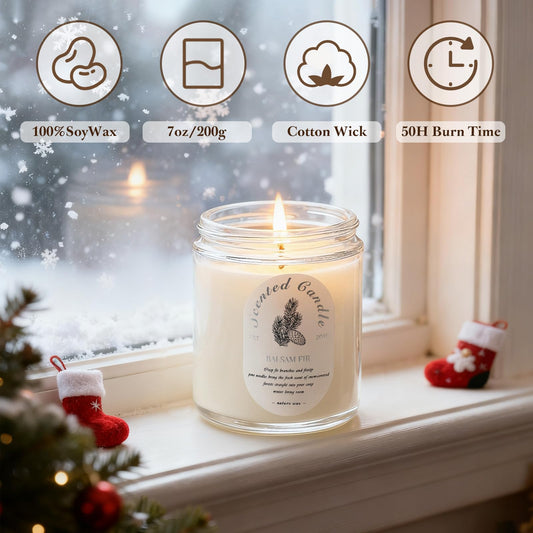 LOSNYA cinnamon apple candle close-up showing rich color and inviting aroma for warm spaces
