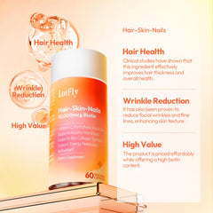 Close-up of 60 softgel capsules