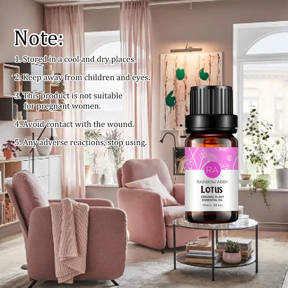 Close-up of pure Lotus Essential Oil