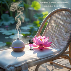 Packaging and labeling of Lotus Essential Oil