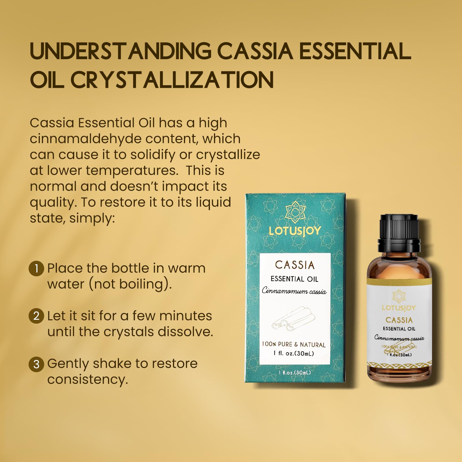 Sustainable sourcing partners and botanicals for Cassia Cinnamon Oil