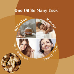 LotusJoy ginger essential oil packaging