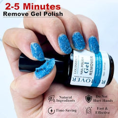 LOUINSTIC acetone-free formula minimizes irritation for gentle removal.