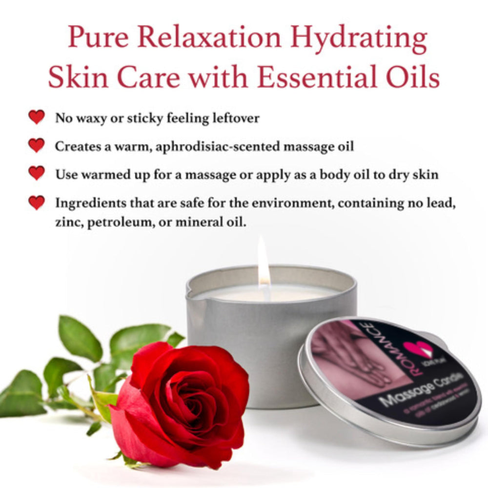 Pourable massage oil for a full-body massage