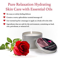 Pourable massage oil for a full-body massage