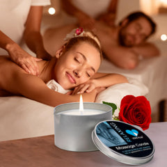Vegan, cruelty-free formulation of LOVE PLAY Massage Oil Candle