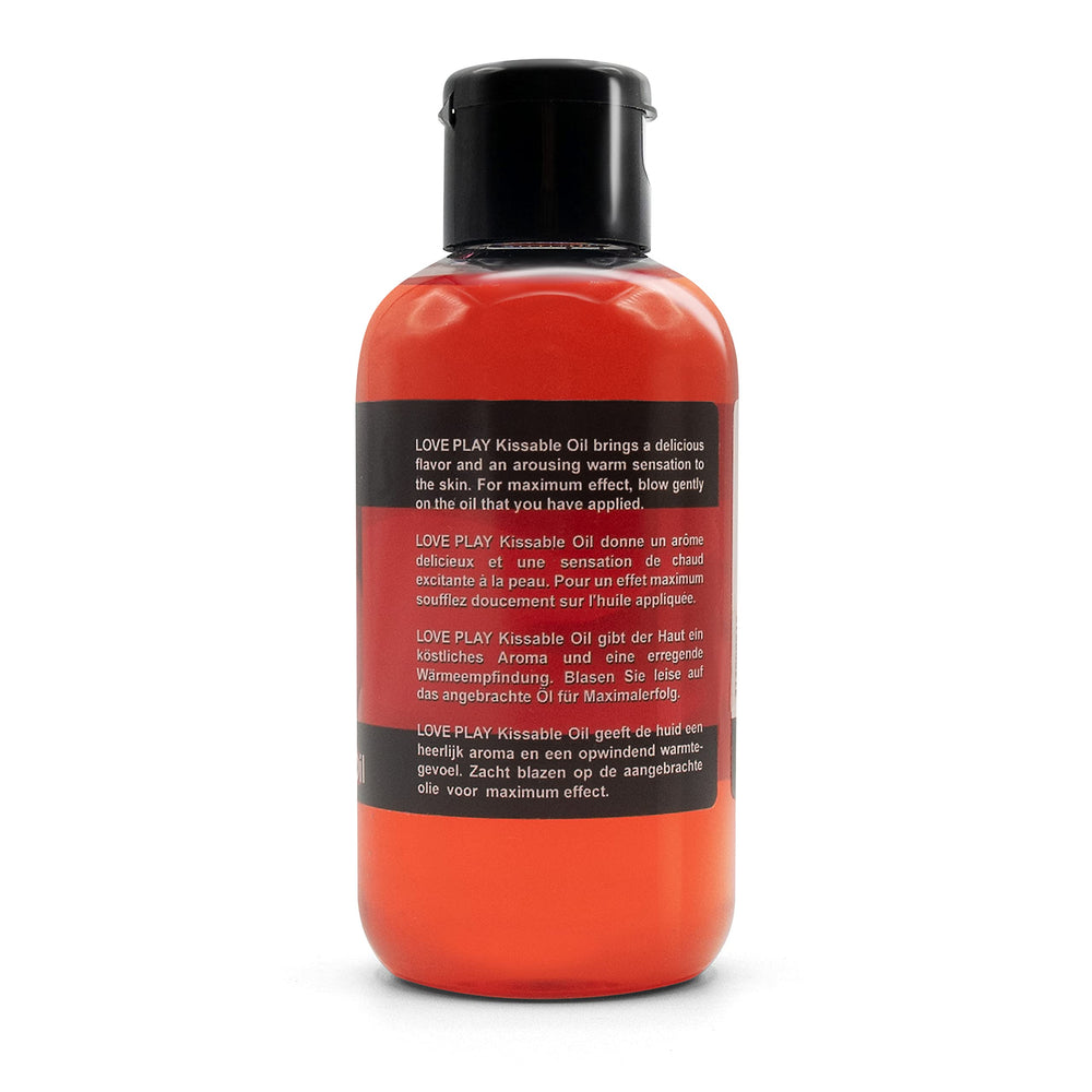 Applied oil on skin showing warming sensation