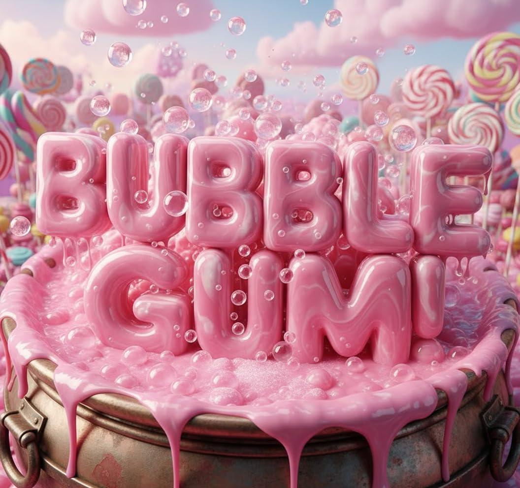 Packaging for LovePuff Bubble Gum flavor air cores