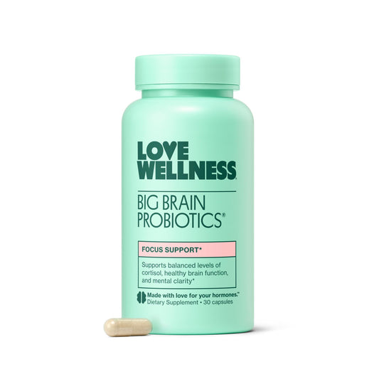 Bottle of Love Wellness Big Brain Probiotics