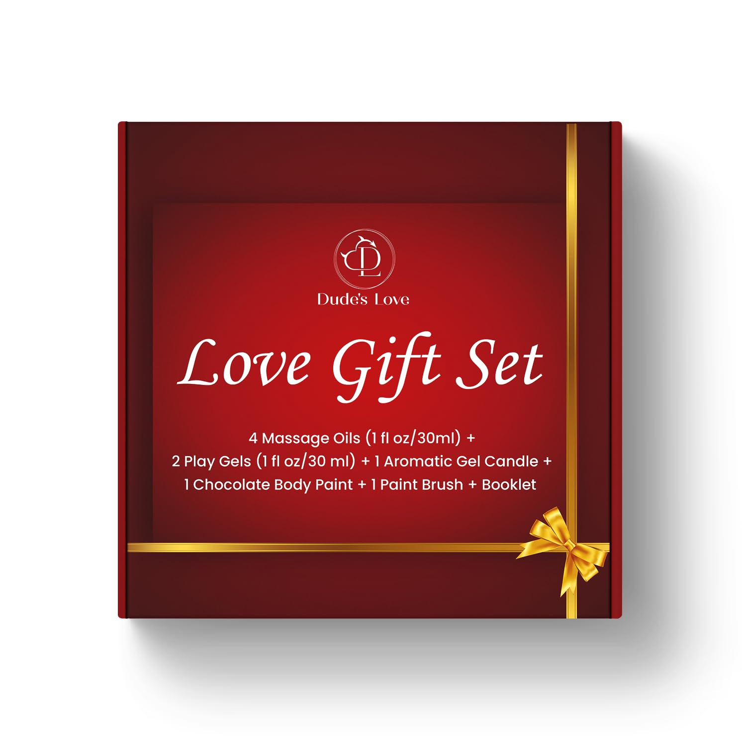 Love Gift Set box featuring date night essentials