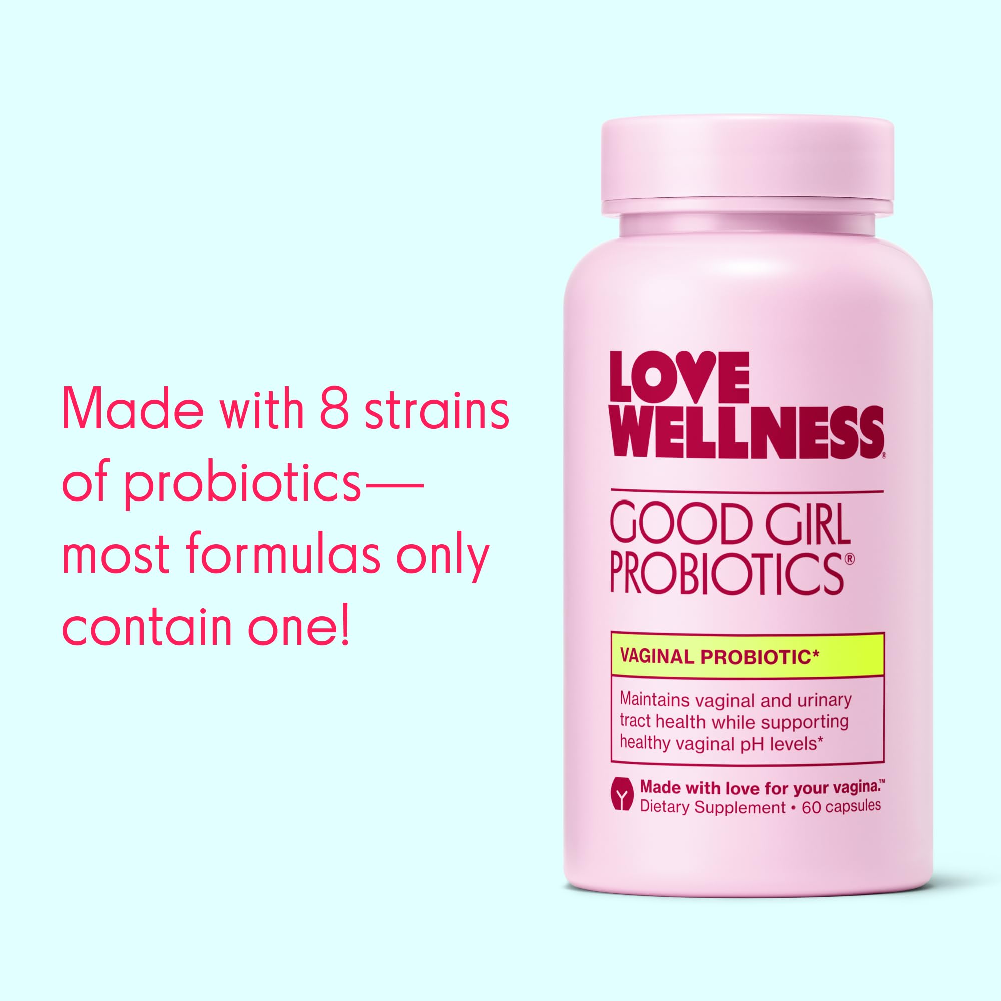 Shelf-stable bottle for daily probiotic use