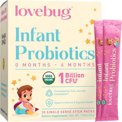 LOVEBUG Infant Probiotics 0-6 months packaging