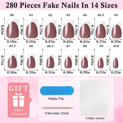 Kit content includes glue tabs, file, and stick for easy application