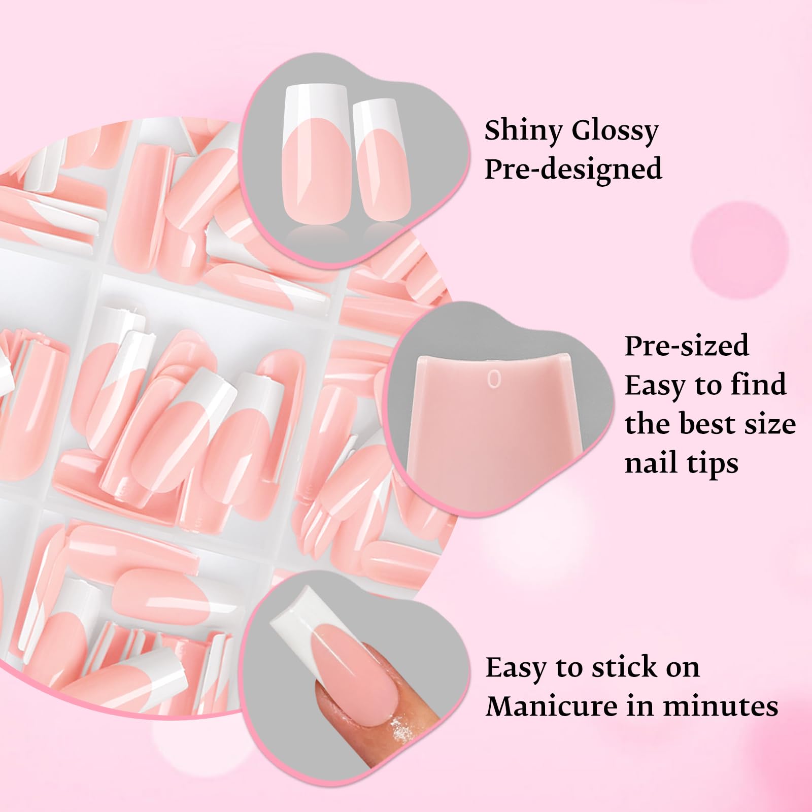 LoveOurHome jelly adhesive tabs included for secure, easy application.