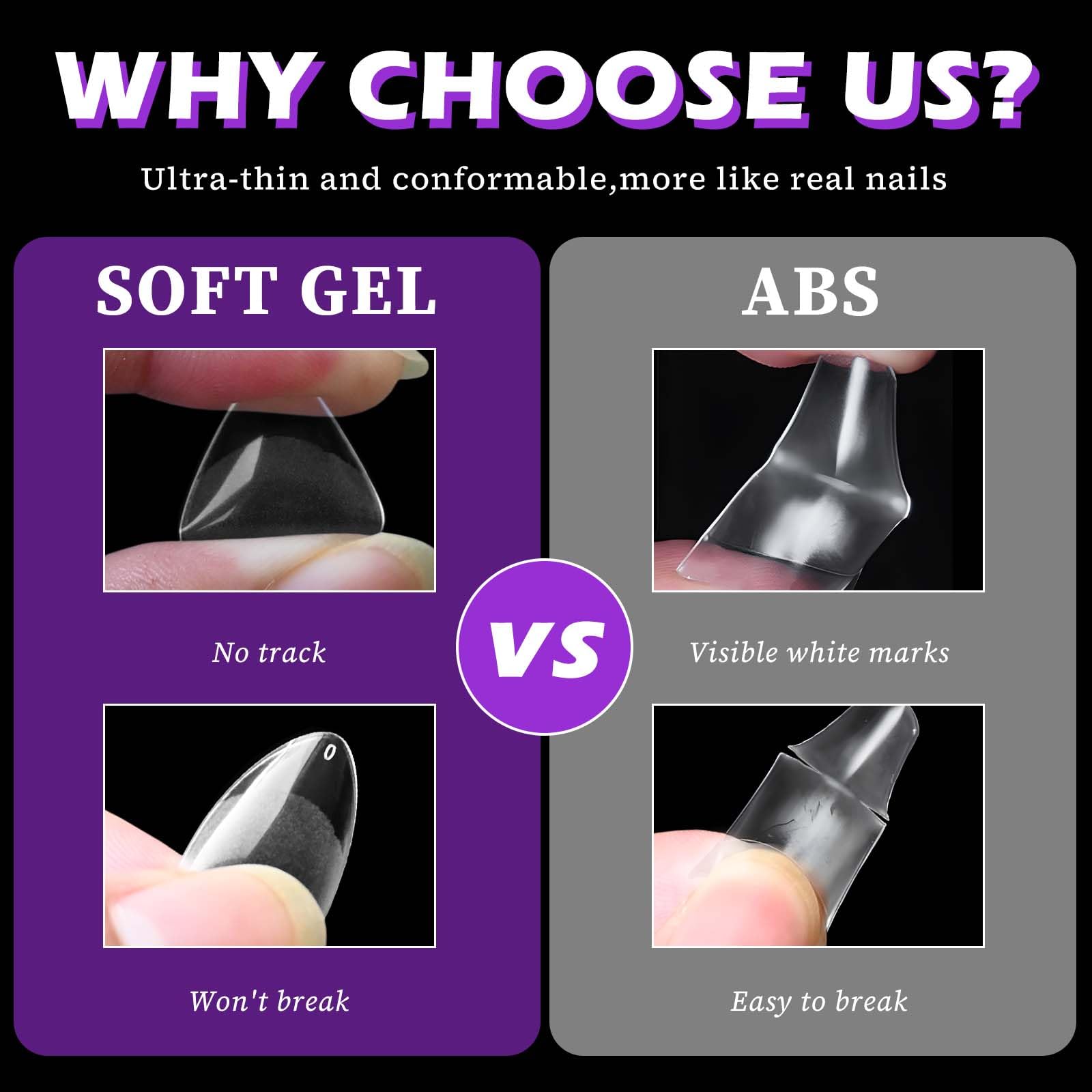 LoveOurHome easy-application nail tips for fast at-home manicures.
