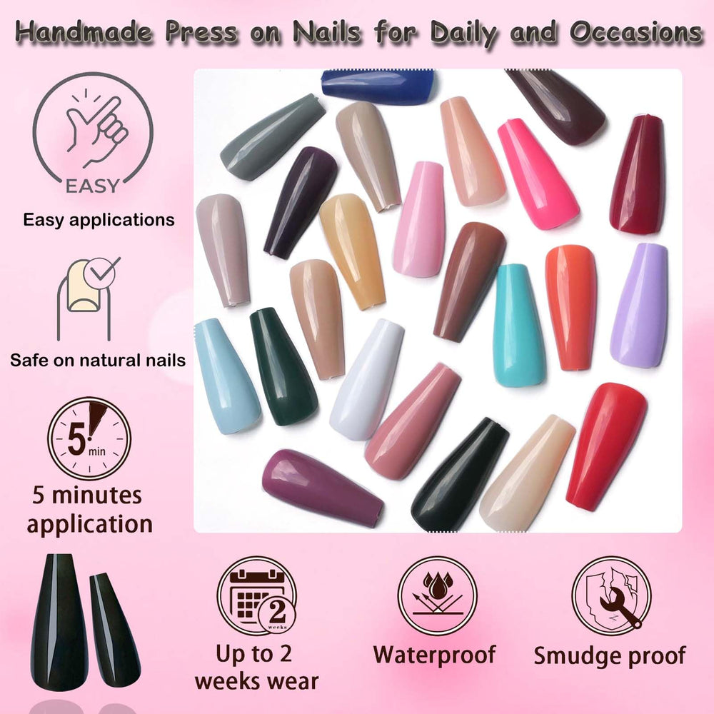 LoveOurHome easy-apply press-on nails for quick, mess-free manicures.