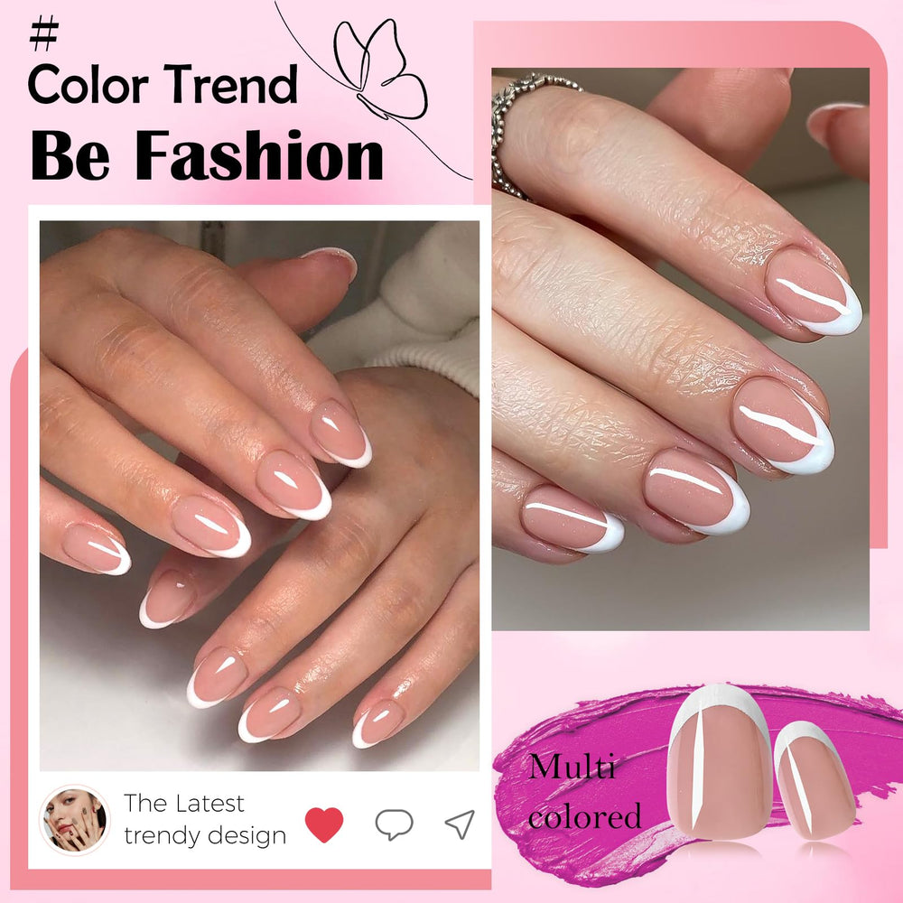 LoveOurHome elegant French tips add timeless sophistication to any look.