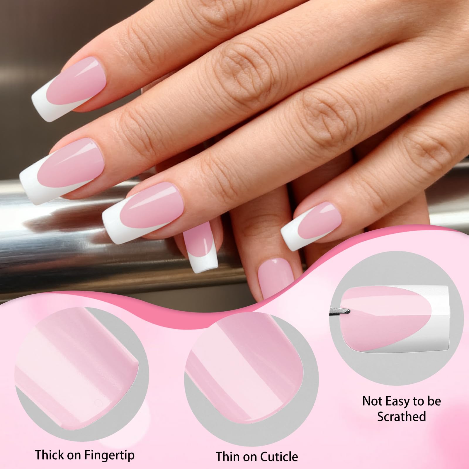 LoveOurHome 14 sizes ensure a snug fit for most nails