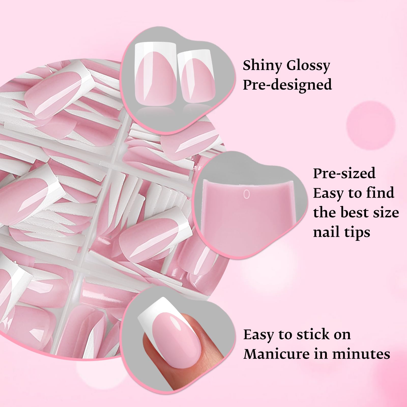 LoveOurHome durable press-on nails offering long wear and chip resistance